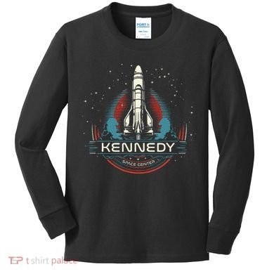 Kennedy Space Center Merritt Island Florida Shuttle Kids Long Sleeve Shirt
