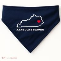 Kentucky Strong Eastern Kentucky Has My Heart USA-Made Doggie Bandana thumb 0