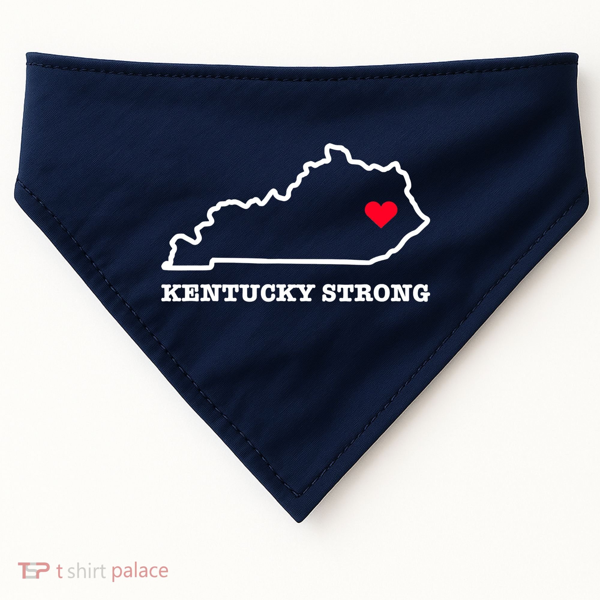 Kentucky Strong Eastern Kentucky Has My Heart USA-Made Doggie Bandana