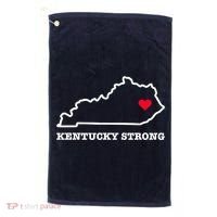 Kentucky Strong Eastern Kentucky Has My Heart Golf Towel thumb 0