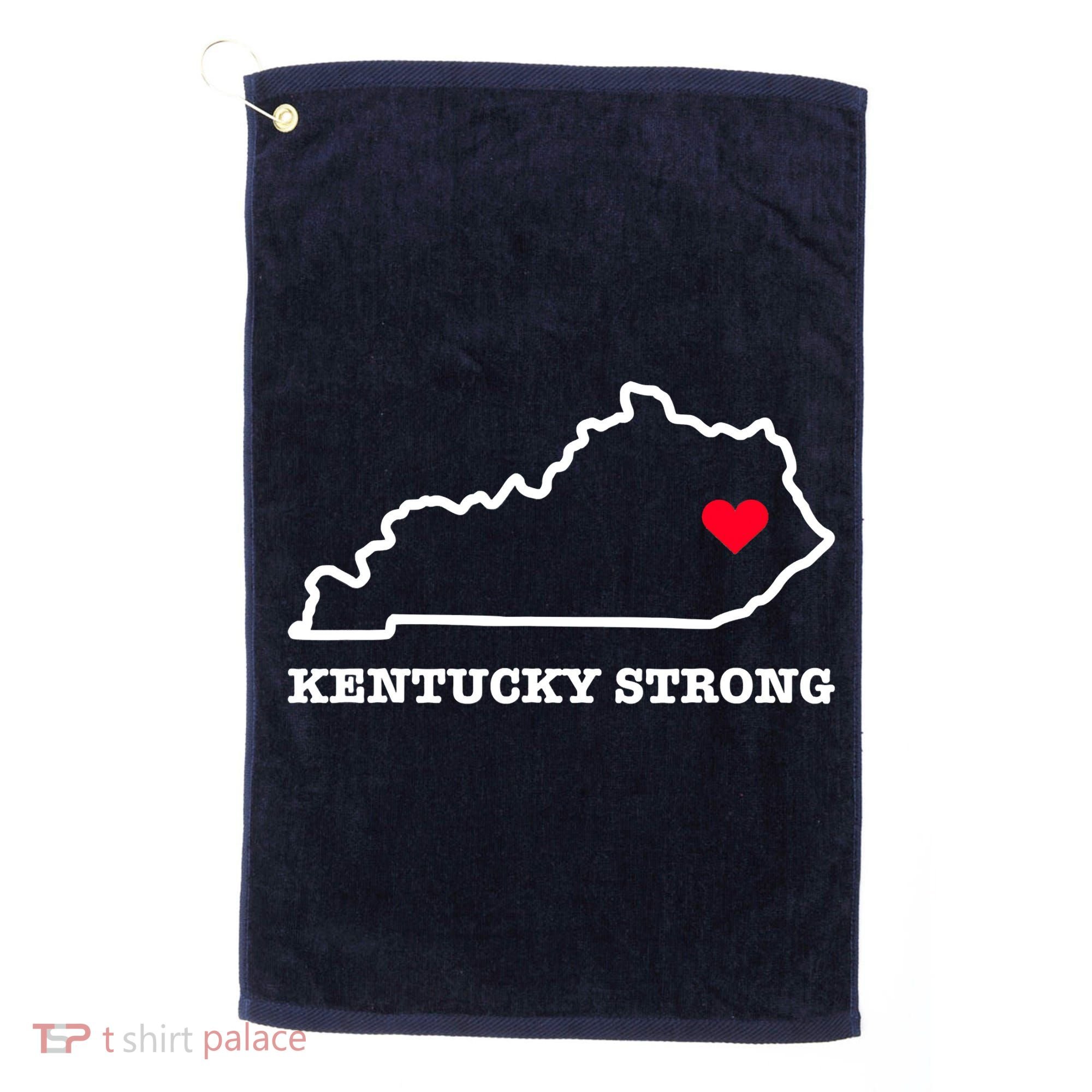 Kentucky Strong Eastern Kentucky Has My Heart Golf Towel
