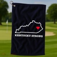 Kentucky Strong Eastern Kentucky Has My Heart Golf Towel thumb 1