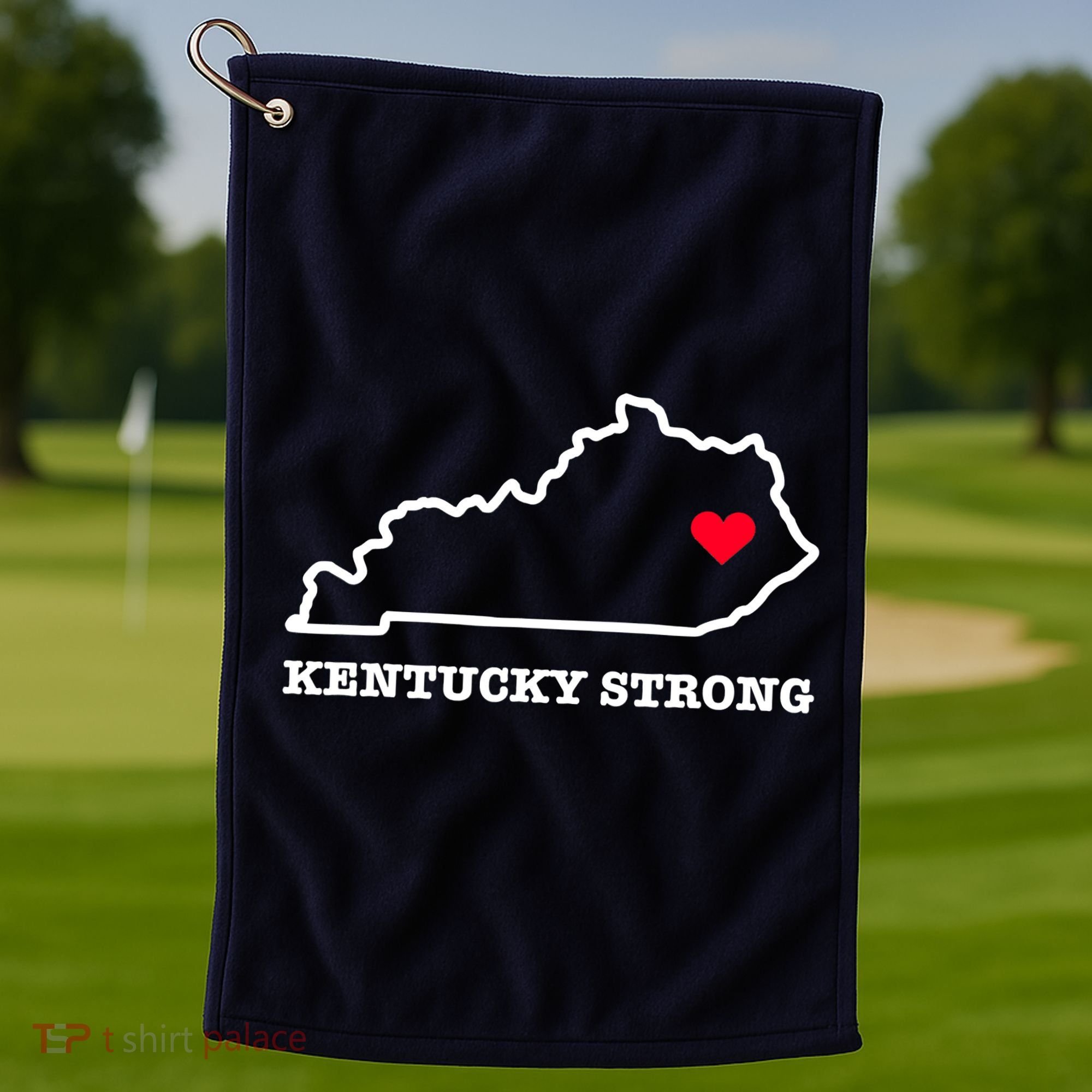 Kentucky Strong Eastern Kentucky Has My Heart Golf Towel