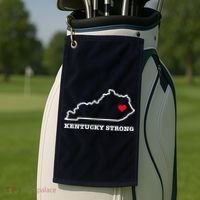Kentucky Strong Eastern Kentucky Has My Heart Golf Towel thumb 2
