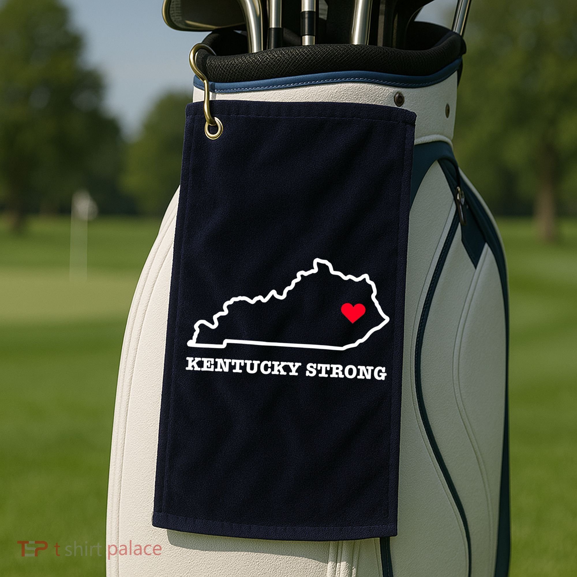 Kentucky Strong Eastern Kentucky Has My Heart Golf Towel