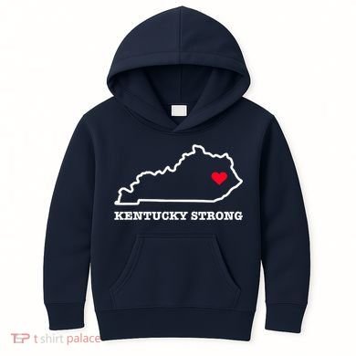 Kentucky Strong Eastern Kentucky Has My Heart Kids Hoodie