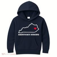 Kentucky Strong Eastern Kentucky Has My Heart Kids Hoodie thumb 0
