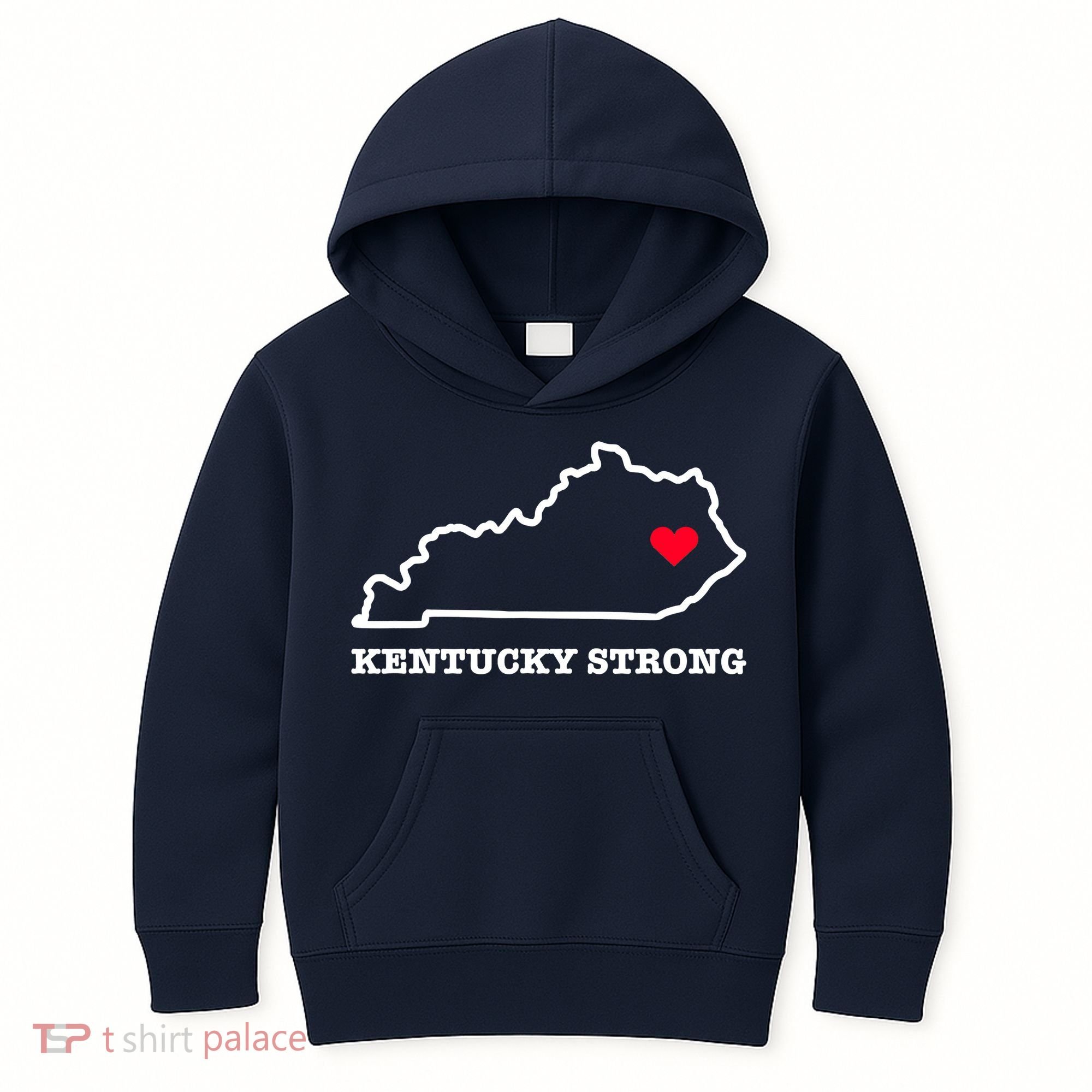 Kentucky Strong Eastern Kentucky Has My Heart Kids Hoodie