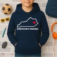 Kentucky Strong Eastern Kentucky Has My Heart Kids Hoodie thumb 2