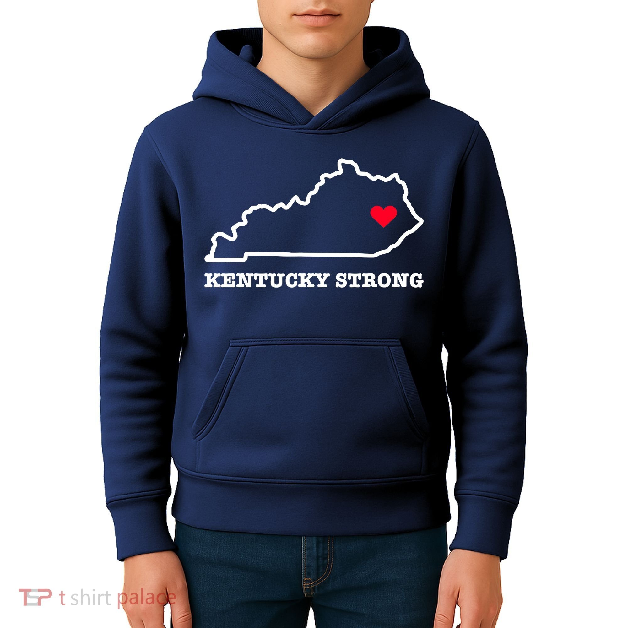 Kentucky Strong Eastern Kentucky Has My Heart Kids Hoodie