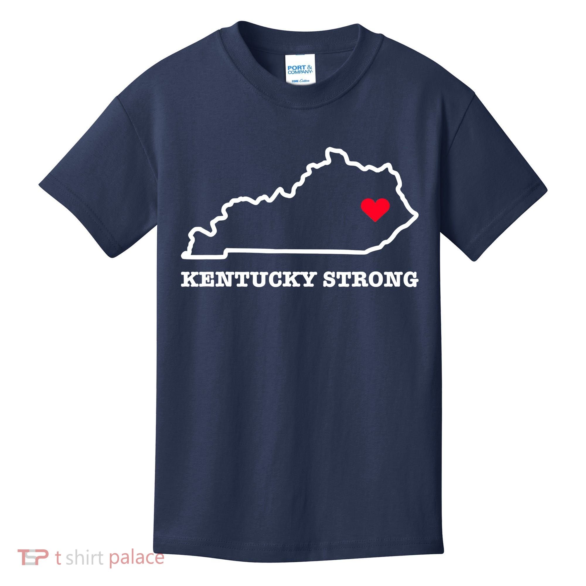 Kentucky Strong Eastern Kentucky Has My Heart Kids T-Shirt