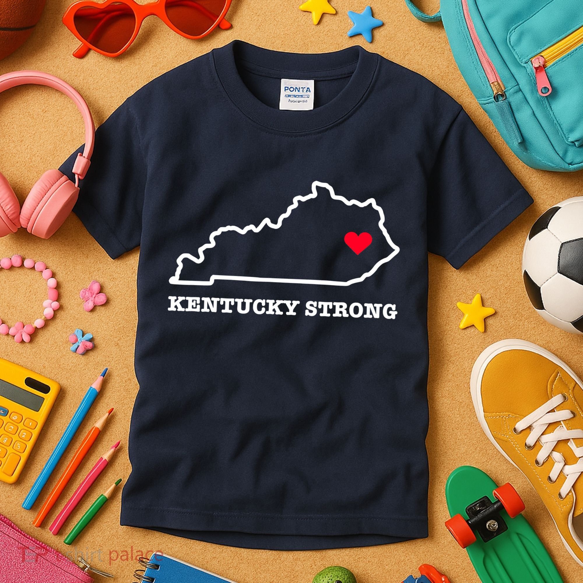 Kentucky Strong Eastern Kentucky Has My Heart Kids T-Shirt