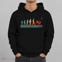 Kite Surfing Evolution Kiteboarder Kiteboarding Kite Surfer Hoodie thumb 0
