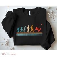 Kite Surfing Evolution Kiteboarder Kiteboarding Kite Surfer Sweatshirt thumb 2