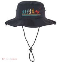 Kite Surfing Evolution Kiteboarder Kiteboarding Kite Surfer Bucket Hat thumb 0