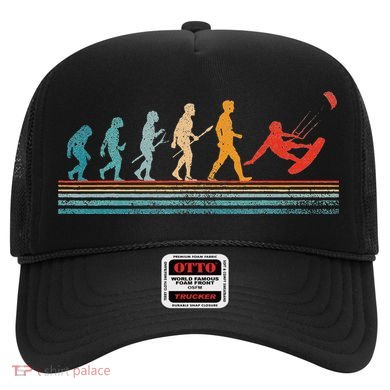 Kite Surfing Evolution Kiteboarder Kiteboarding Kite Surfer Hat