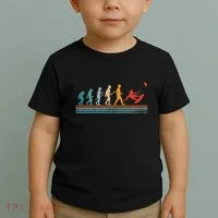 Kite Surfing Evolution Kiteboarder Kiteboarding Kite Surfer Toddler T-Shirt thumb 2