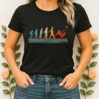 Kite Surfing Evolution Kiteboarder Kiteboarding Kite Surfer Women's T-Shirt thumb 2