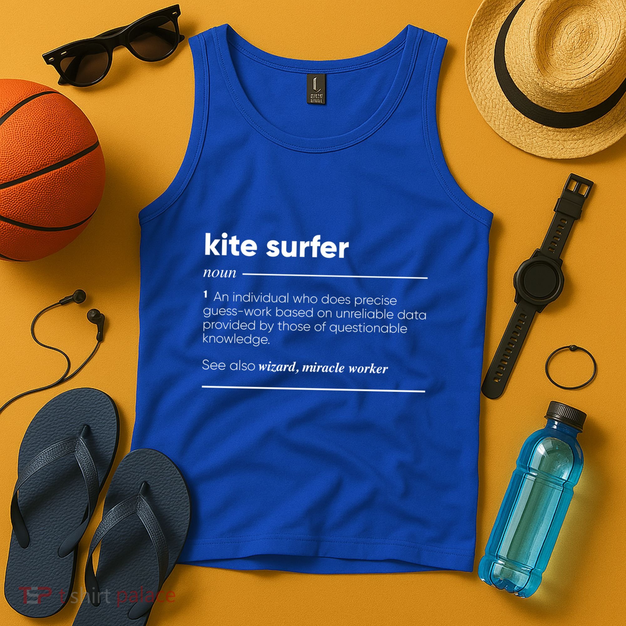 Kite Surfer Funny Definition Gift Tank Top