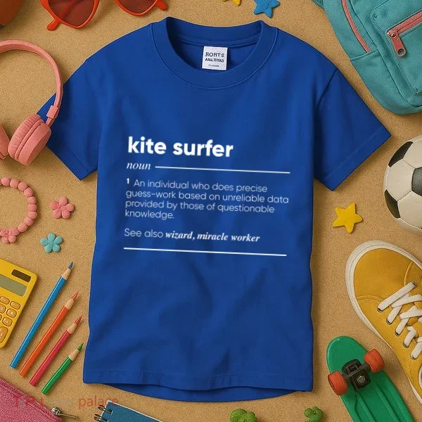 Kite Surfer Funny Definition Gift Kids T-Shirt