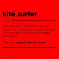 Kite Surfer Funny Definition Gift Santa Hat thumb 1