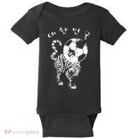 Korean Soccer For Red World Team Baby Bodysuit thumb 0