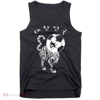 Korean Soccer For Red World Team Tank Top