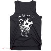 Korean Soccer For Red World Team Tank Top thumb 0