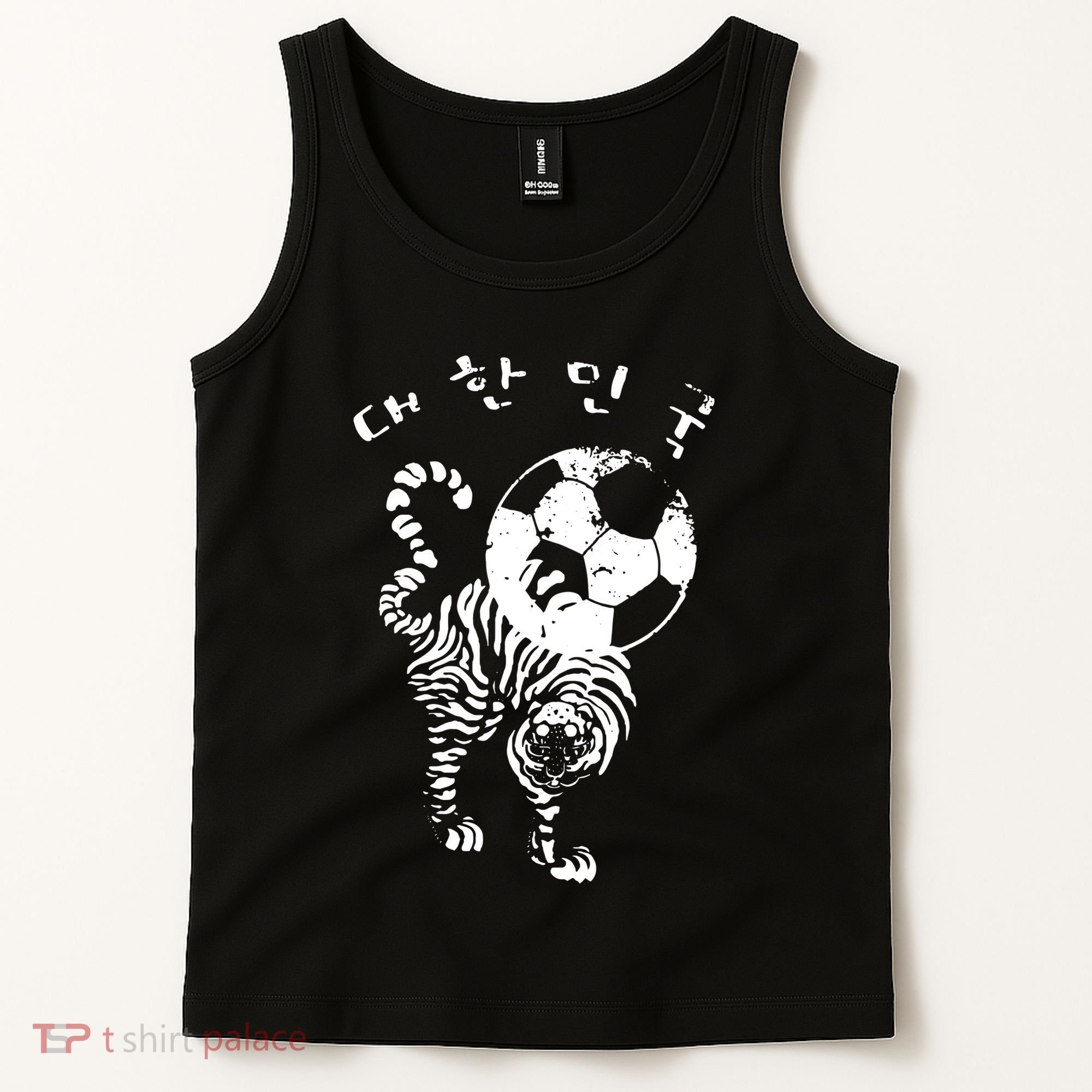 Korean Soccer For Red World Team Tank Top