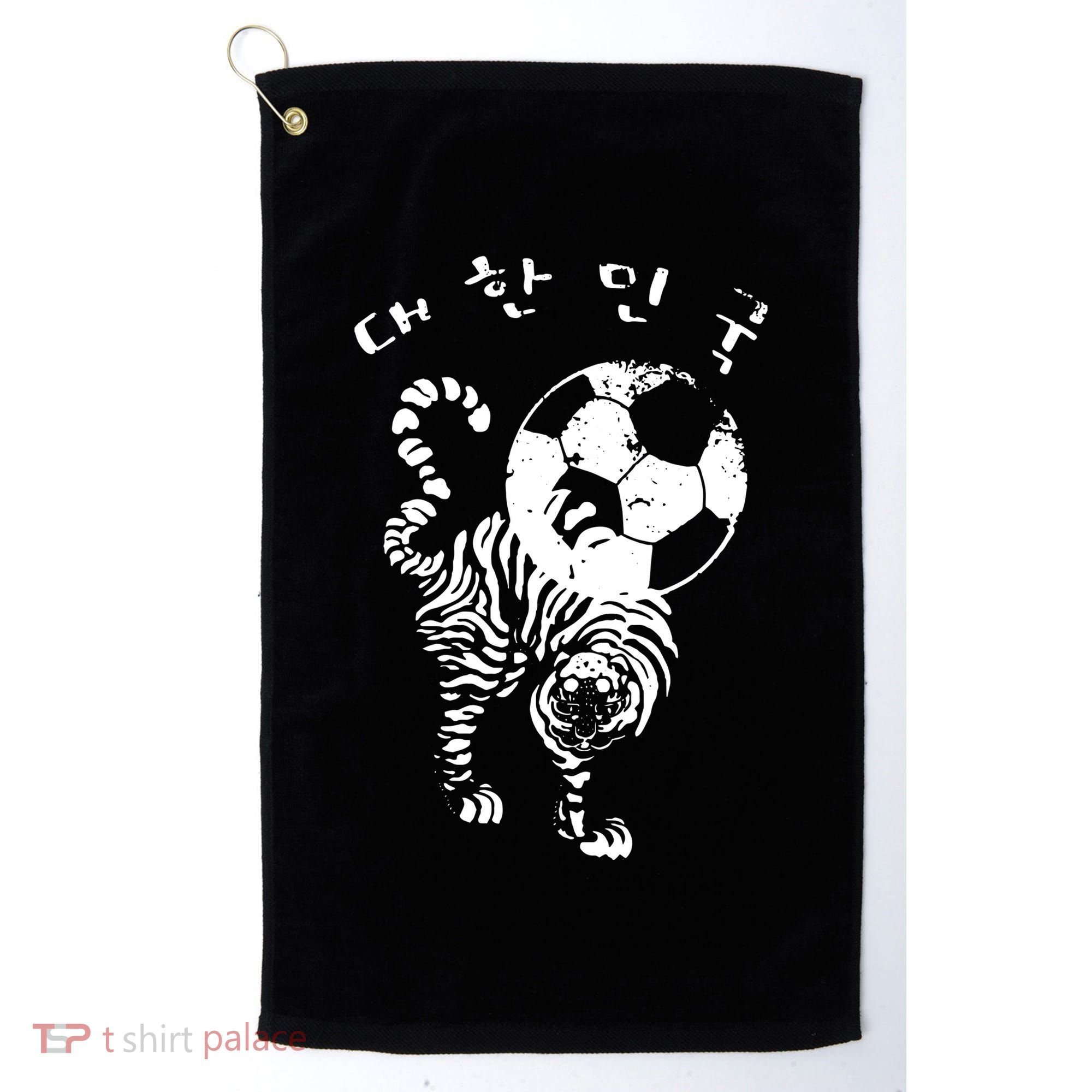 Korean Soccer For Red World Team Golf Towel