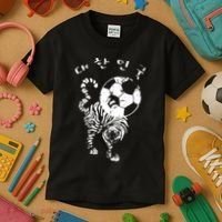 Korean Soccer For Red World Team Kids T-Shirt thumb 3