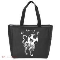 Korean Soccer For Red World Team Tote Bag thumb 0
