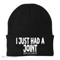 Knee Shoulder Hip Surgery I Just Had A Joint Replacement gag Beanie thumb 0