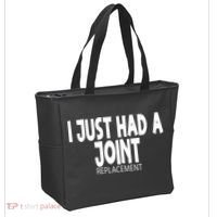 Knee Shoulder Hip Surgery I Just Had A Joint Replacement gag Tote Bag thumb 2