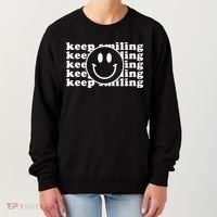 Keep Smiling Happy Face Women's Sweatshirt thumb 0