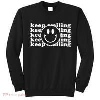 Keep Smiling Happy Face Sweatshirt thumb 0