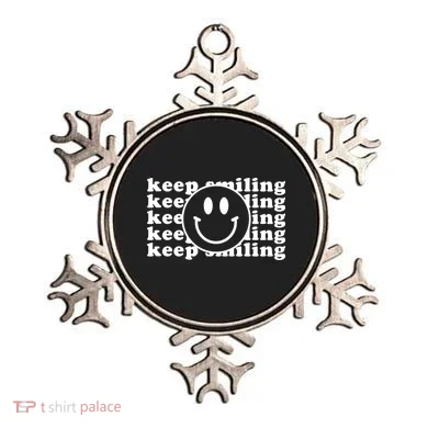 Keep Smiling Happy Face Ornament