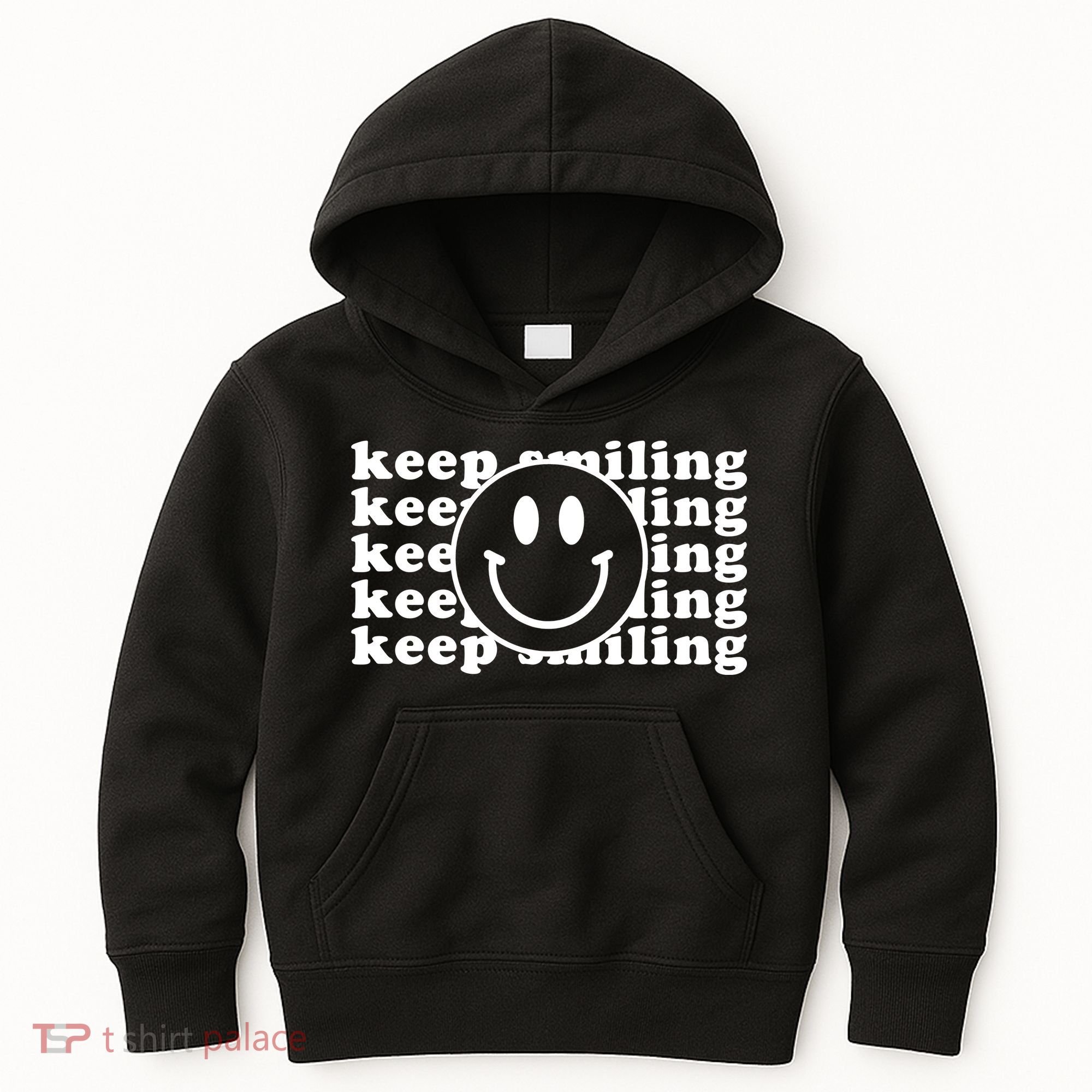 Keep Smiling Happy Face Kids Hoodie