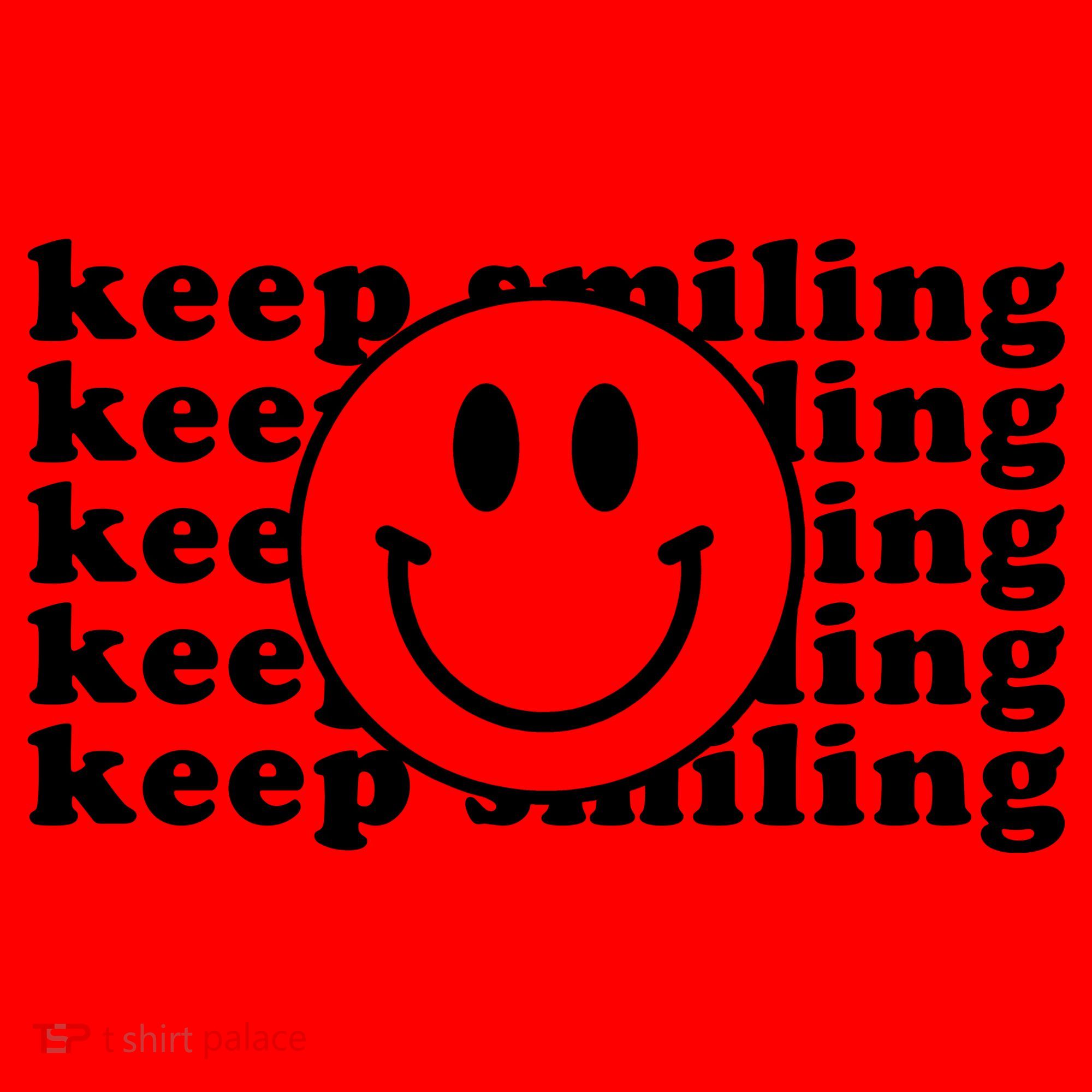 Keep Smiling Happy Face Santa Hat