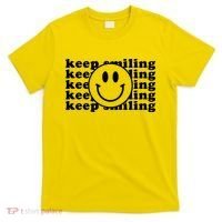 Keep Smiling Happy Face T-Shirt thumb 0