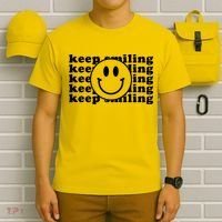 Keep Smiling Happy Face T-Shirt thumb 6