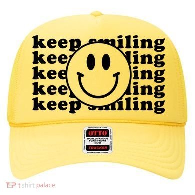 Keep Smiling Happy Face Hat