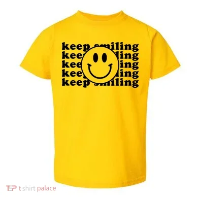 Keep Smiling Happy Face Toddler T-Shirt