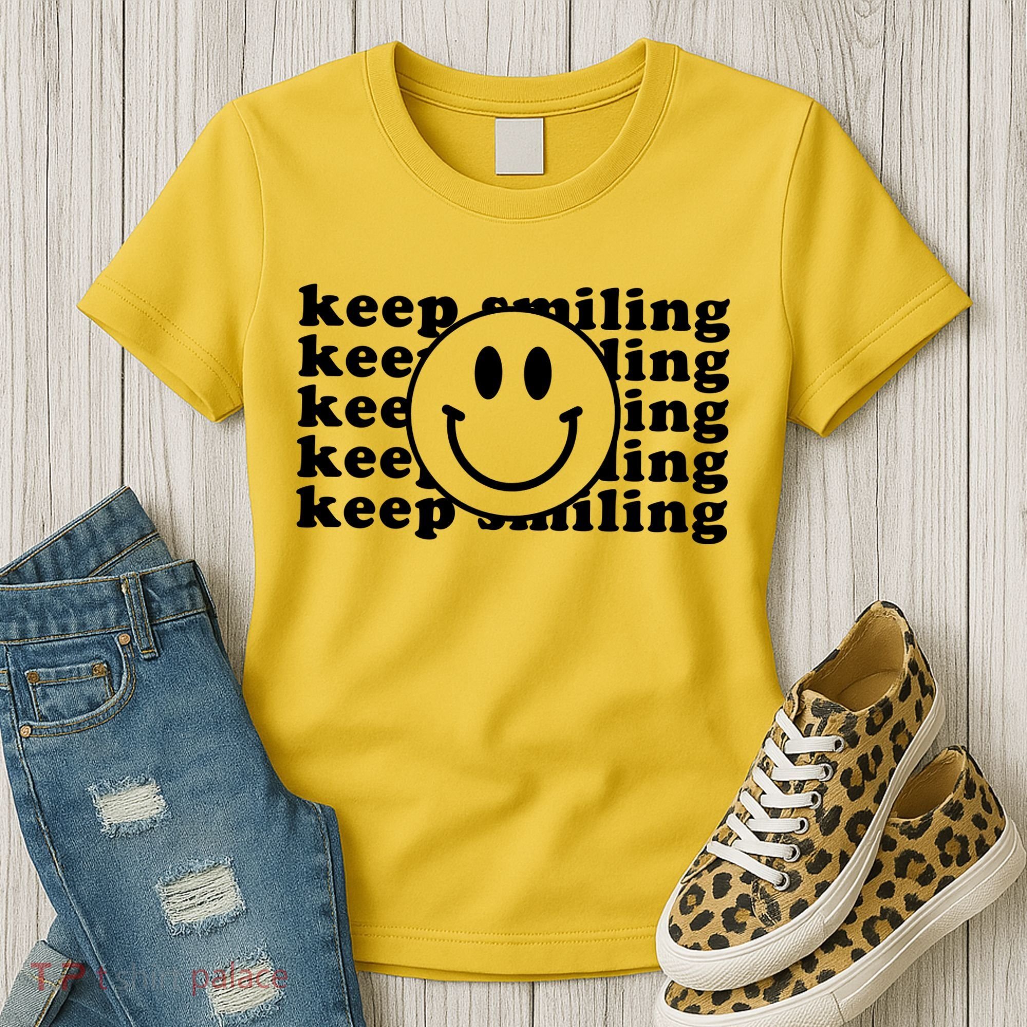 Keep Smiling Happy Face Women's T-Shirt