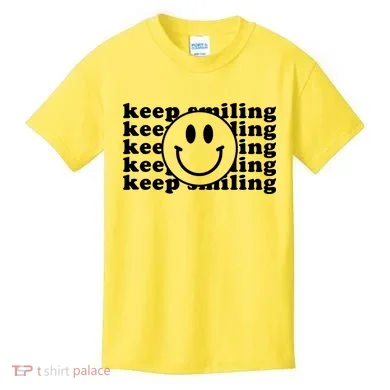 Keep Smiling Happy Face Kids T-Shirt