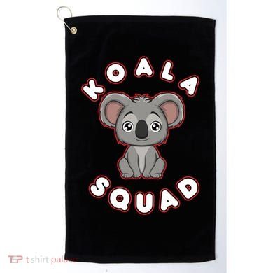 Koala Squad Ironic Koala Team Eucalyptus Cool Gift Golf Towel