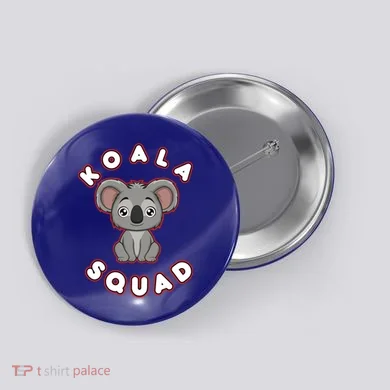 Koala Squad Ironic Koala Team Eucalyptus Cool Gift Button