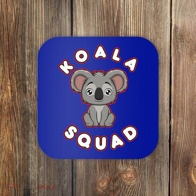 Koala Squad Ironic Koala Team Eucalyptus Cool Gift Coaster