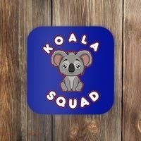 Koala Squad Ironic Koala Team Eucalyptus Cool Gift Coaster thumb 0