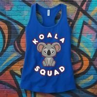 Koala Squad Ironic Koala Team Eucalyptus Cool Gift Women's Tank Top thumb 3